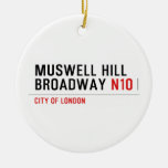 MUSWELL HILL BROADWAY  Ornaments