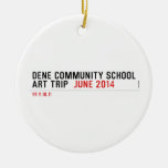 Dene community school art trip   Ornaments