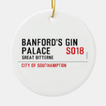 Banford's Gin  Palace  Ornaments