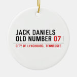 Jack Daniels Old Number  Ornaments
