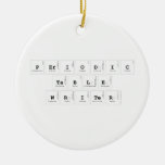 Periodic
 Table
 Writer  Ornaments