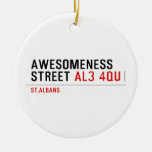 awesomeness street  Ornaments