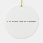 I think luv inspires science its all chemistry  Ornaments