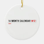 14 month calendar  Ornaments