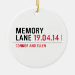 MEMORY LANE  Ornaments