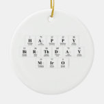 Happy
 Birthday
 Miro  Ornaments