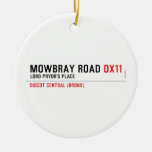 Mowbray Road  Ornaments