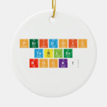 PERIDOIC
 TABLES
 ROCK!  Ornaments