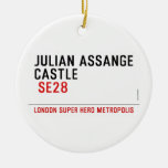 JULIAN ASSANGE CASTLE    Ornaments