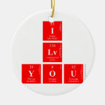 I
 Lv
 you  Ornaments