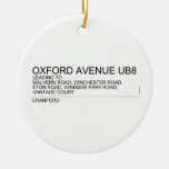 Oxford Avenue  Ornaments