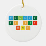 Welcome 
 to our
  class  Ornaments