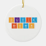 Olivia
 Brown  Ornaments