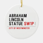 abraham lincoln statue  Ornaments