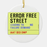Error Free Street  Ornaments