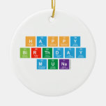 Happy
 Birthday
 Muna  Ornaments