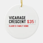 Vicarage Crescent  Ornaments
