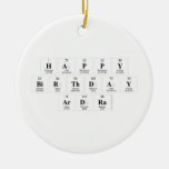 Happy
 Birthday
 Ardra  Ornaments
