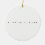 Be calm and do science  Ornaments