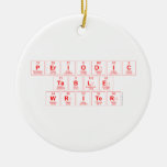 Periodic Table Writer  Ornaments
