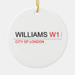 WILLIAMS  Ornaments
