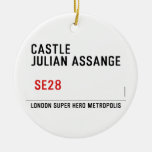 CASTLE  JULIAN ASSANGE    Ornaments