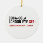 COCA-COLA LONDON EYE  Ornaments