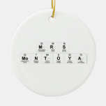 Mrs
 Montoya  Ornaments