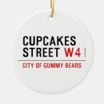 cupcakes Street  Ornaments