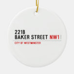 221B BAKER STREET  Ornaments
