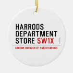 HARRODS DEPARTMENT STORE  Ornaments