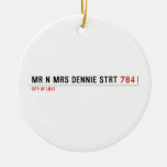 Mr n Mrs Dennie strt  Ornaments