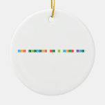 What elements are in your name? 
   Ornaments
