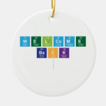 Welcome
 Back
   Ornaments