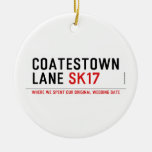 Coatestown Lane  Ornaments