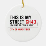This is my  street  Ornaments