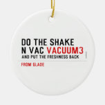 Do the Shake  n vac  Ornaments