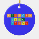 Periodic
 Table
 Writer  Ornaments