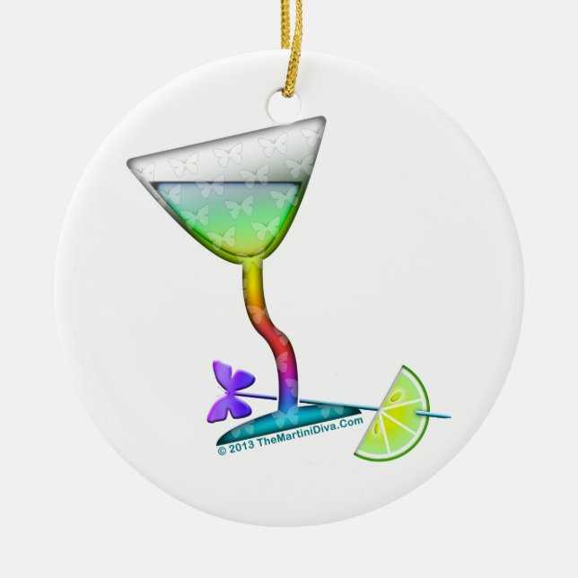 ORNAMENTS - BUTTERFLY MARTINI (Front)