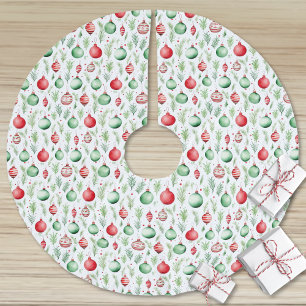 Ornaments Christmas Brushed Polyester Tree Skirt