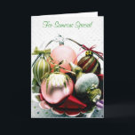 Ornaments For Someone Special Special Holiday Card<br><div class="desc">Christmas Card</div>