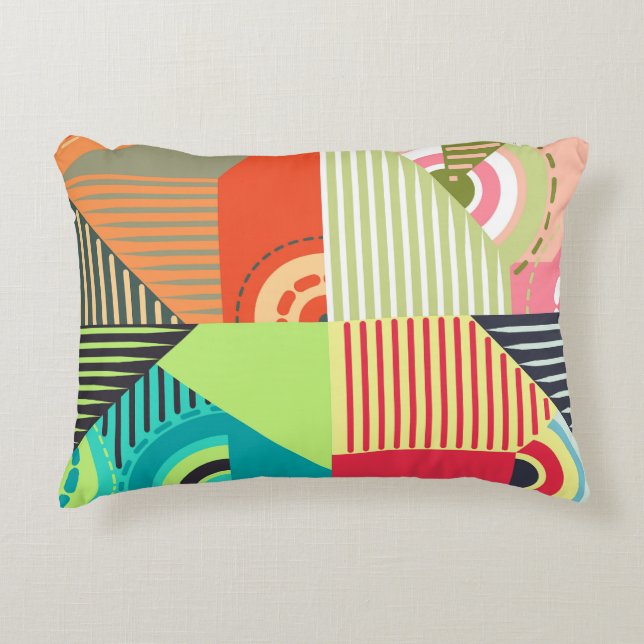 Ornaments Set: Background Design Elements. Accent Pillow (Front)