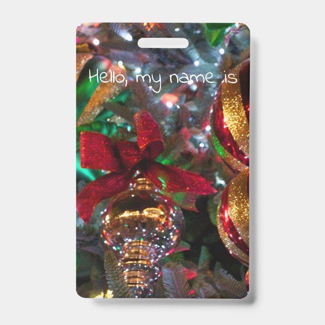 ornaments square badge (Front)