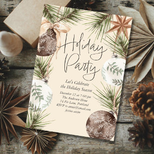 Ornaments Surround Holiday Party