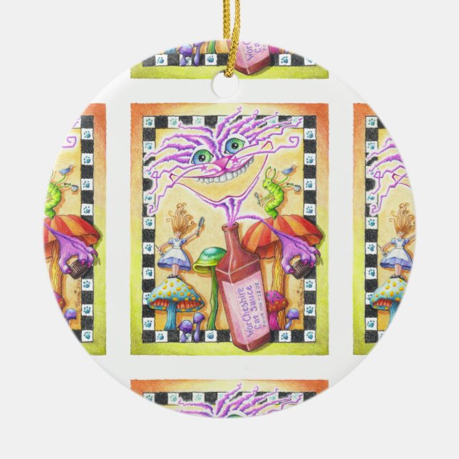 ORNAMENTS - The WorCHESHIRE CAT (Front)