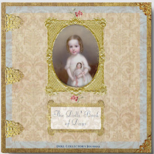 Ornate Antique Doll Collector's Foil Journal