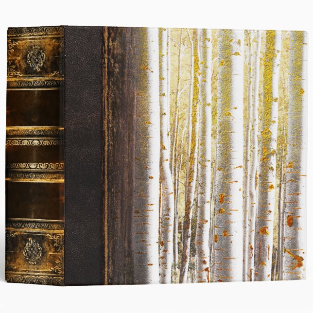 Ornate Antique Magical Forest Book Binder (Front/Spine)