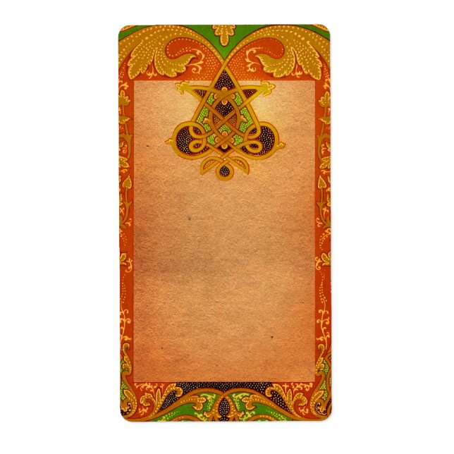 Ornate Apothecary Label (Front)