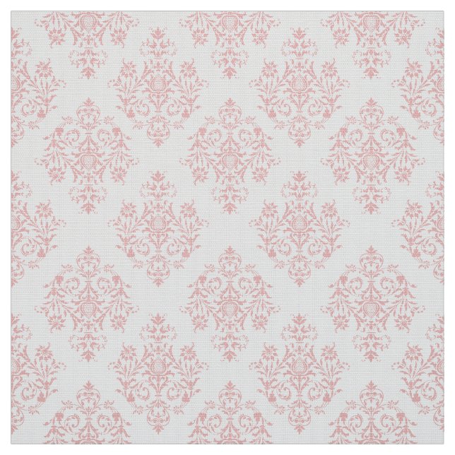 Ornate Baroque colored Damask pattern fabric (Swatch)
