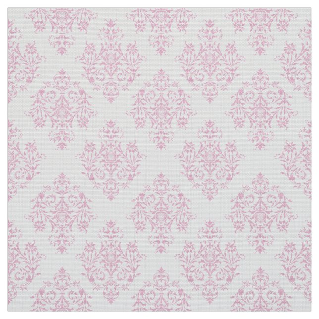 Ornate Baroque colored Damask pattern fabric (Swatch)